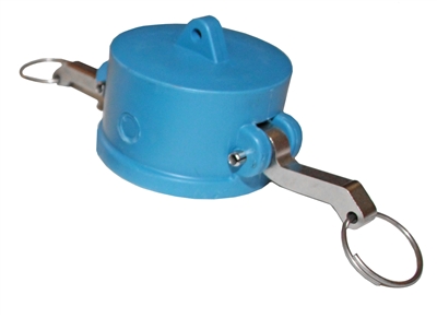 4″ Female Dust Cap, Blue Santoprene – P/N 400DC-S